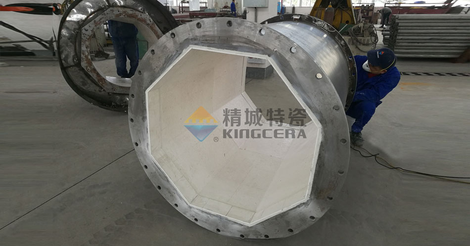 耐磨陶瓷貼片管道(大口徑)